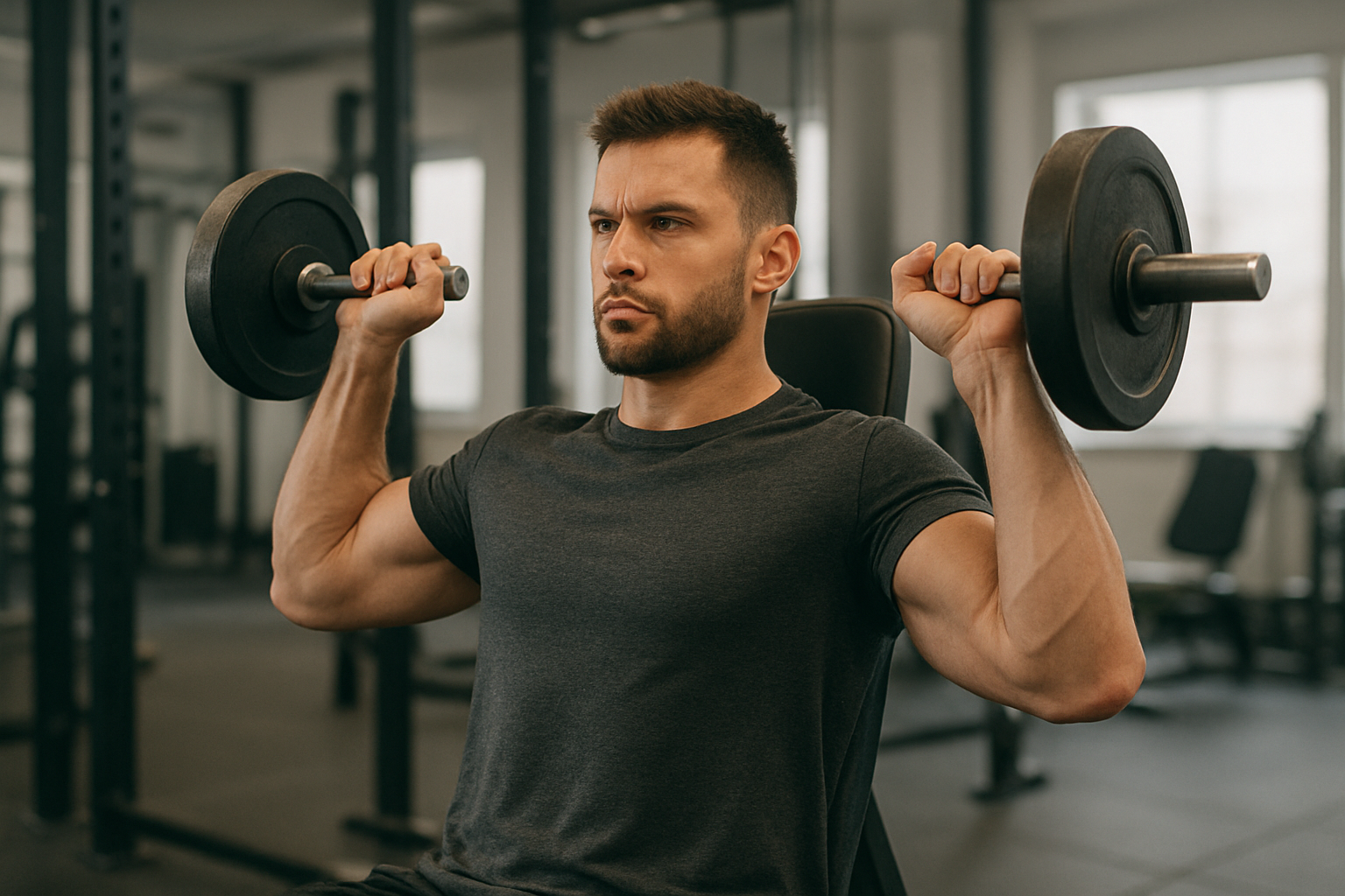 treino de ombro e trapezio